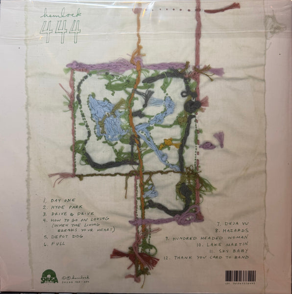 hemlock - 444 (2024) - New LP Record 2026 Shuga Records Lavender Vinyl & Numbered to 33 Made - Chicago Folk - Shuga Records