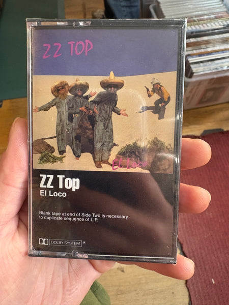 ZZ Top ‎- El Loco - New Sealed Cassette Tape Warner 1981 USA Tape - Rock / Blues Rock - Shuga Records