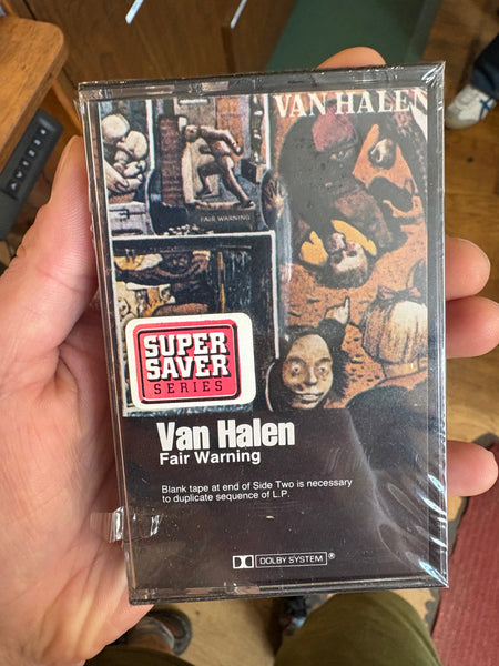 Van Halen - Fair Warning - New Sealed Cassette 1981 Warner Bros Tape - Hard Rock - Shuga Records