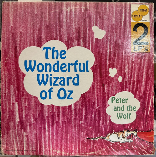 The Wonderful Wizard Of Oz / Peter And The Wolf - VG+ 2 LP Record 1972 Golden USA Vinyl - Children's / Story - Shuga Records