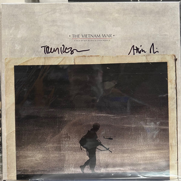 Signed Autographed - Trent Reznor And Atticus Ross - The Vietnam War - New 3 LP Record 2017 Null Corporation USA 180 gram Vinyl - Soundtrack / Score - Shuga Records