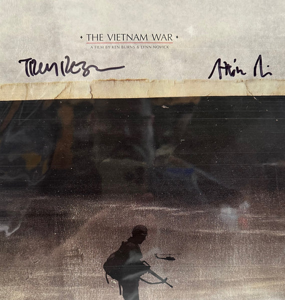 Signed Autographed - Trent Reznor And Atticus Ross - The Vietnam War - New 3 LP Record 2017 Null Corporation USA 180 gram Vinyl - Soundtrack / Score - Shuga Records