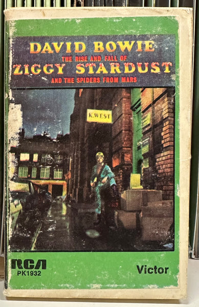 David Bowie - The Rise And Fall Of Ziggy Stardust And The Spiders From Mars - VG+ Cassette Tape 1973 RCA Original with Cardboard Box - Rock / Glam - Shuga Records