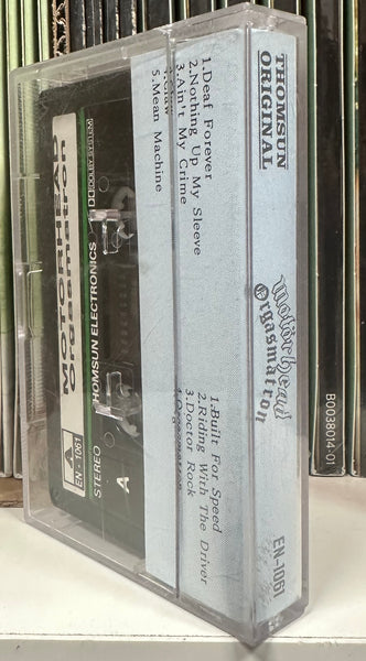 Motörhead - Orgasmatron - VG+ Cassette Tape 1986 Thomsun Original United Arab Emirates RARE Press - Heavy Metal - Shuga Records