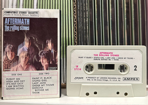The Rolling Stones – Aftermath - VG+ Cassette 1966 London Ampex USA Snapcase Clamshell Tape Case - Pop Rock / Blues Rock - Shuga Records
