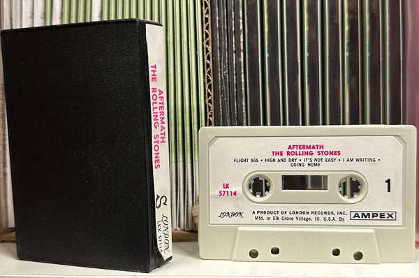 The Rolling Stones – Aftermath - VG+ Cassette 1966 London Ampex USA Snapcase Clamshell Tape Case - Pop Rock / Blues Rock - Shuga Records