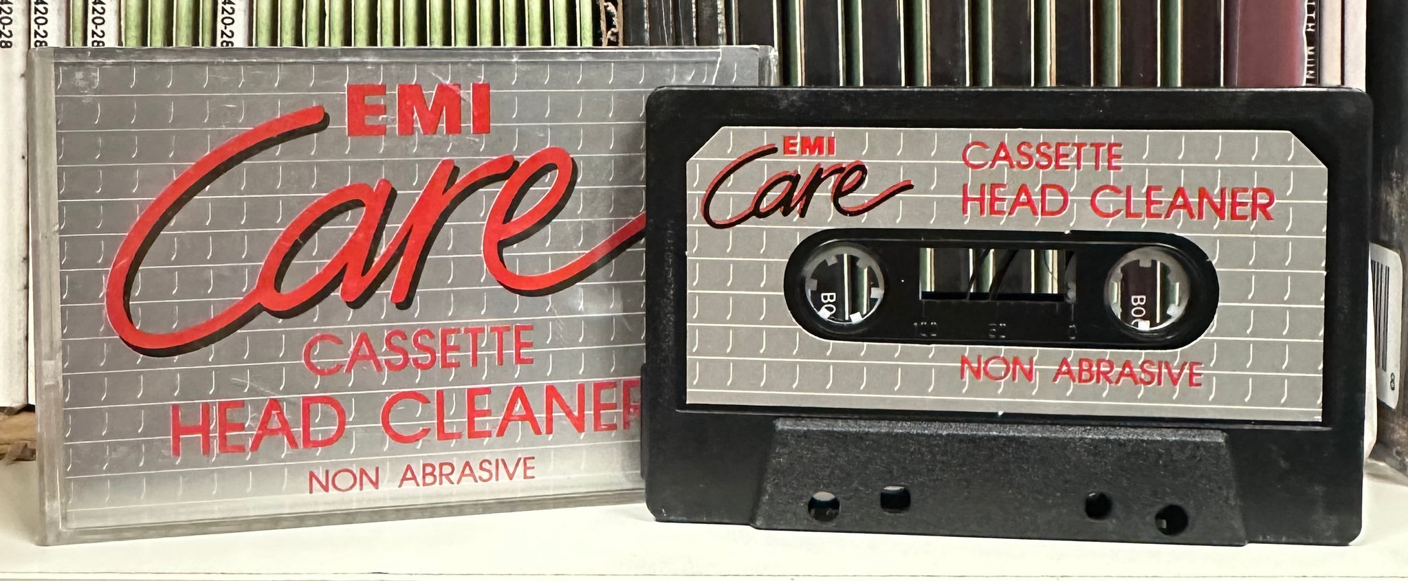 Vintage EMI Records Care Cassette Tape Head Cleaner VG+ - Shuga Records