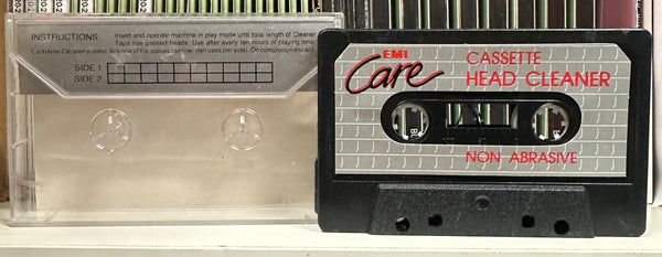 Vintage EMI Records Care Cassette Tape Head Cleaner VG+ - Shuga Records