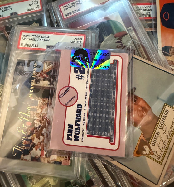 Pre-Order - Signed Autographed Baseball Card + Finn Wolfhard - Fire From The Hip - New LP Record 2026 Night Shift AWAL Half Moon Baby Blue + White Vinyl - Rock / Indie Rock - Shuga Records