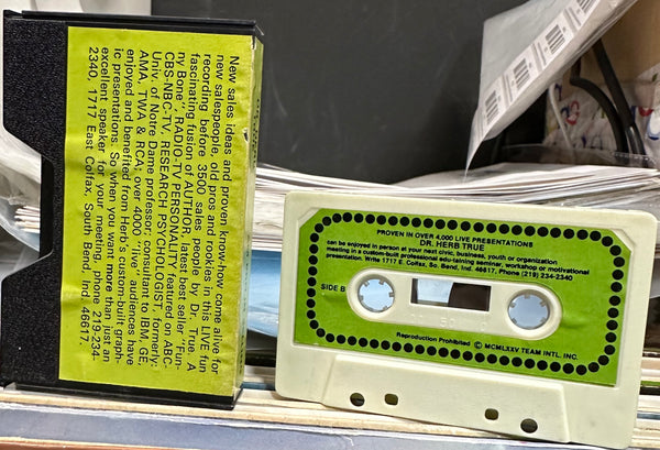 Dr. Herb True - AM PRO IN SELLING Are You An Amateur Or A Pro in SELLING? - VG+ Cassette 1975 Team Intl Inc USA Private Press Tape - Spoken Word / Education - Shuga Records