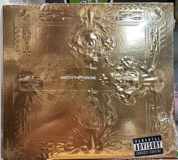 Jay Z & Kanye West - Watch The Throne - New CD Album 2011 Roc-A-Fella USA Deluxe Edition Gold Foil Embossed Digipak - Hip Hop - Shuga Records