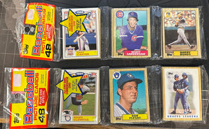 (1) One Pack - New Sealed Topps 1987 MLB Baseball Trading Card RACK PACK - 48 Cards - Shuga Records