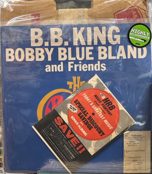Various / B.B. King / Bobby Blue Bland- The Best Of The Blues - VG+ LP Record 1978 HBR Hall Of Music NYC Vinyl, Booklet, Original Packaging and Delivery Receipt - Chicago Blues / R&B - Shuga Records