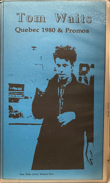 Tom Waits - Quebec 1980 & Promos - VHS Tape 1981 Unofficial USA Rare - Rock / Blues / Jazz - Shuga Records