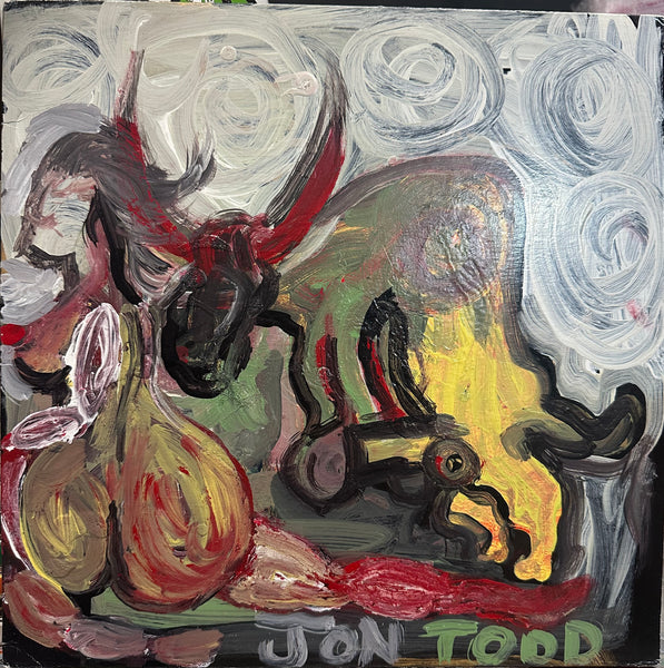 Jon Todd - The Mighty Legion of Doom - Mint- LP Record 1995 Soapy Fist USA Vinyl, Handed Painted Cover, Insert & Numbered - Alternative Rock - Shuga Records