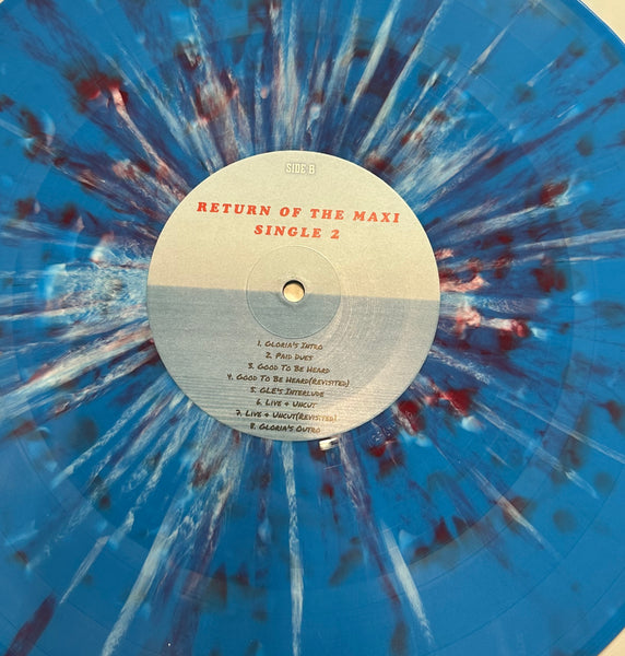 Great Lake Emcee - Return Of The Maxi-Single 2 - New LP Record 2024 Self Released Red, White & Blue Splatter Vinyl & Download (50 Made) - Chicago Hip Hop - Shuga Records