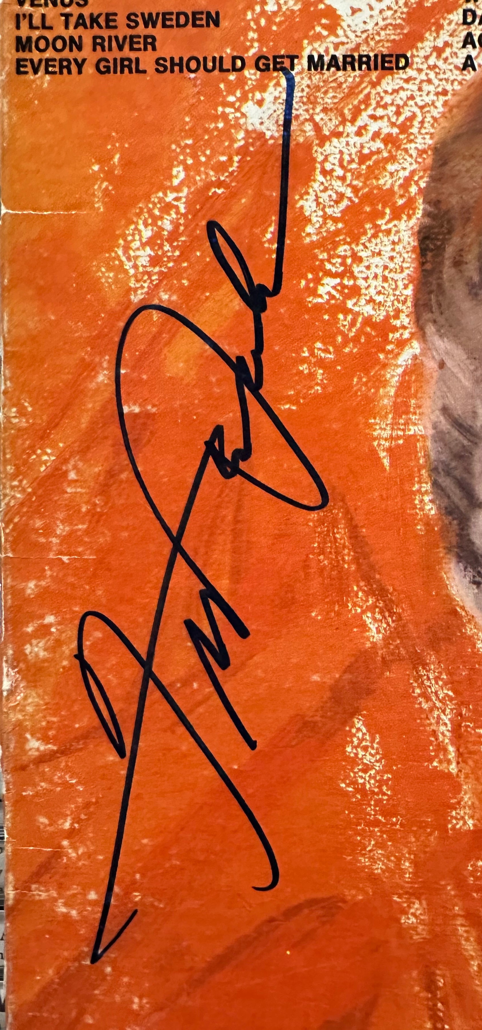 Signed Autographed - Frankie Avalon - Frankie Avalon - VG LP