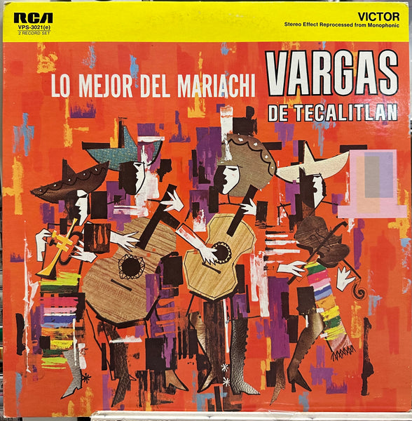 Mariachi Vargas de Tecalitlán - Lo Mejor Del Mariachi Vargas de Tecalitlán (1967) - VG+ 2 LP Record 1972 RCA Victor USA Vinyl - Latin / Mariachi - Shuga Records