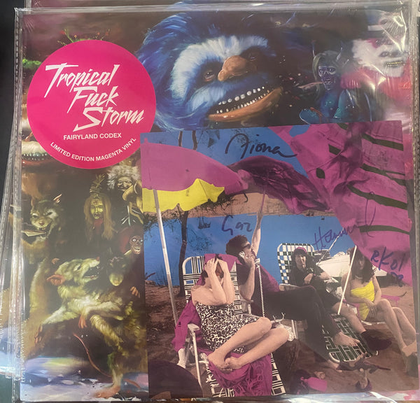 Tropical Fuck Storm - Fairyland Codex - New LP Record 2025 Fire Magenta Vinyl & Download - Psychedelic Rock - Shuga Records