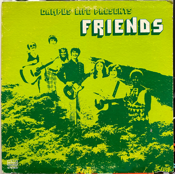Friends - Friends - VG LP Record 1973 Airborn USA Private Press Atlanta GA Vinyl - Folk / Psychedelic Folk / Religious - Shuga Records