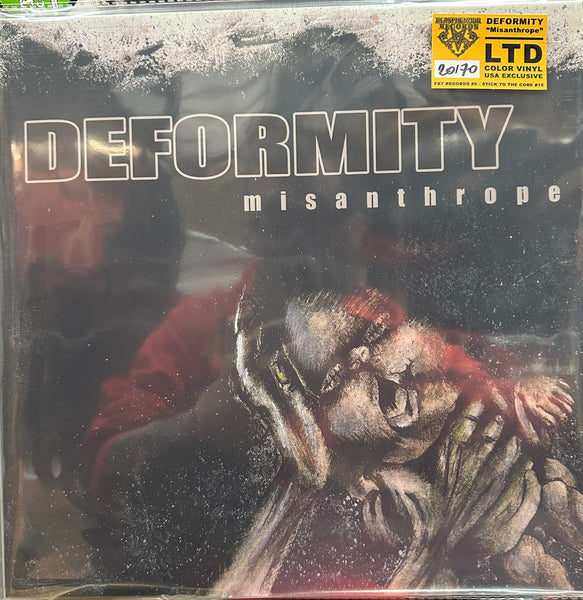 Deformity - Misanthrope - New LP Record 2021 FX7 Stick To The Core Milky W/ Green & Blue Splatter & Numbered 20/70 Made - Death Metal - Shuga Records