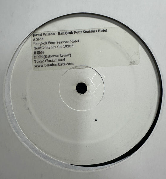 Jared Wilson - Bangkok Four Seasons Hotel - VG+ 12" Single Record 2009 Blank Artists Detroit Test Pressing Promo Vinyl - Acid House / Deep House - Shuga Records