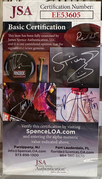 Signed Autographed By 5 - THE DAMNED - Strat Guitar Pickguard JSA COA - Shuga Records