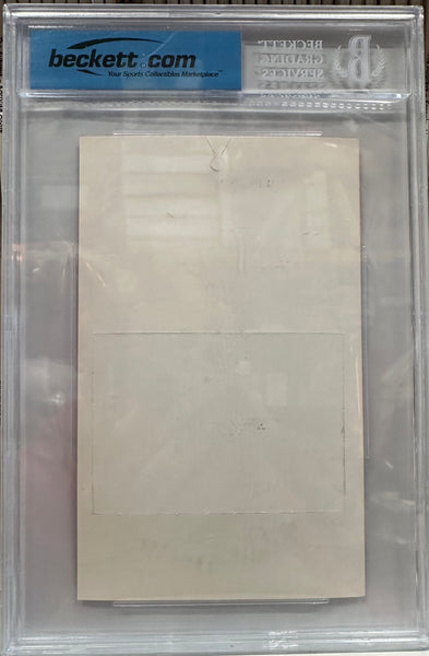 1964 Meet the Beatles - Souvenir Photo Card T-shirt Hang Card RN 15199 BECKETT BGC MINT - Shuga Records