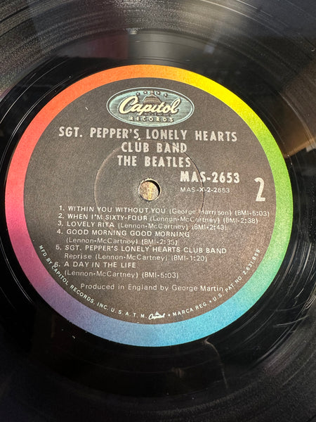 The Beatles - Sgt. Pepper's Lonely Hearts Club Band - VG+ LP Record 1967 Capitol USA Original Mono Vinyl - Psychedelic Rock / Pop Rock - Shuga Records
