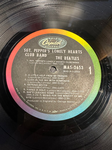 The Beatles - Sgt. Pepper's Lonely Hearts Club Band - VG+ LP Record 1967 Capitol USA Original Mono Vinyl - Psychedelic Rock / Pop Rock - Shuga Records