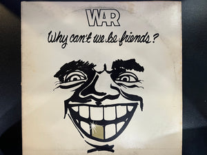 War - Why Can't We Be Friends? - VG+ Lp Record 1975 USA Poster Included Original Vinyl - Funk