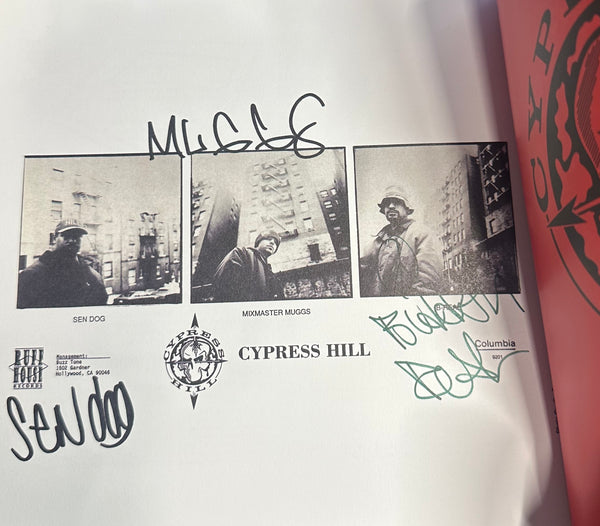 Signed Autographed - Cypress Hill - Cypress Hill (1991) - Mint- 6x 7" Single Record Box Set 2022 Get On Down Vinyl & Book - Hip Hop - Shuga Records