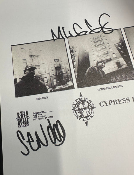 Signed Autographed - Cypress Hill - Cypress Hill (1991) - Mint- 6x 7" Single Record Box Set 2022 Get On Down Vinyl & Book - Hip Hop - Shuga Records