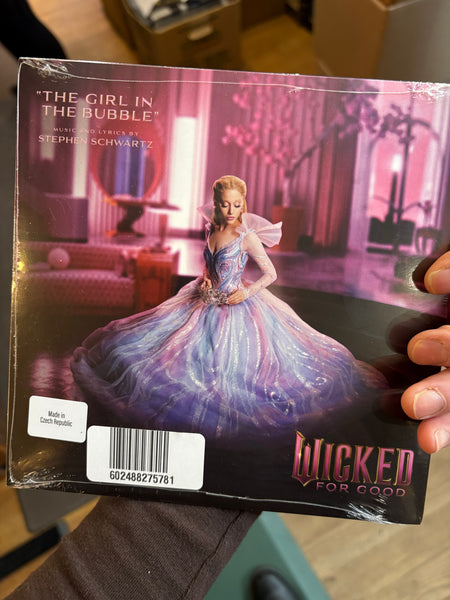Stephen Schwartz - Cynthia Erivo - Ariana Grande - No Place Like Home - The Girl In The Bubble - New 7" Single Record 2025 UMG Clear w/ Glitter Vinyl - Musical / Soundtrack - Shuga Records
