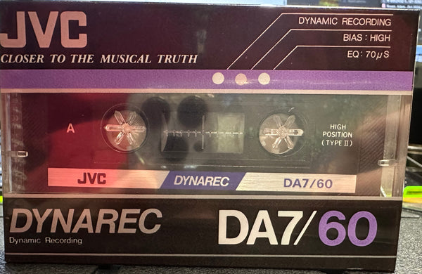 New Sealed NOS - Japan JVC DA7/60 Audio Dynarec Cassette Tape High Bias Type II - Shuga Records