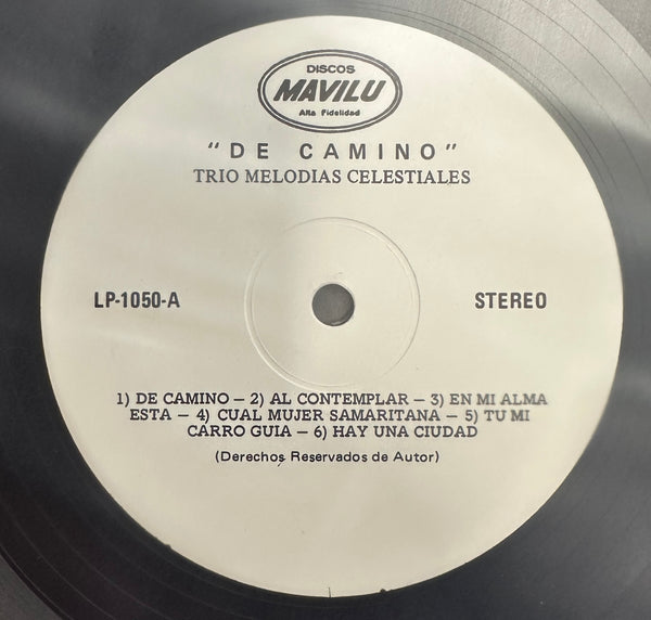 Trio Melodias Celestiales - De Camino - Mint- LP Record 1970 Discos Mavilu Venezuela Press Vinyl - Latin / Pop - Shuga Records