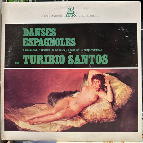 Turibio Santos - Danses Espagnoles Vol. 2 - Mint- LP Record 1977 Erato Japan Press Vinyl - Classical / Guitar / Modern - Shuga Records