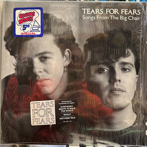 Tears For Fears - Songs From The Big Chair - Mint- LP Record 1985 Mercury USA Original Vinyl & Hype Sticker - Pop Rock / New Wave / Synth-pop - Shuga Records
