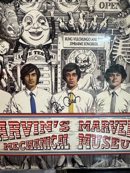 Signed Autographed by Rob Cantor - Tally Hall - Marvin's Marvelous Mechanical Museum - VG- Low grade vinyl 2008 Atlantic Quack! Media USA Vinyl - Pop Rock / Alternative Rock - Shuga Records