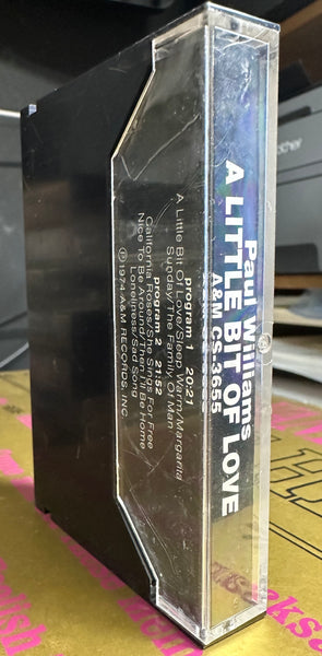 Paul Williams - A Little Bit Of Love - VG+ Cassette 1974 A&M USA Original Tape - Pop Rock - Shuga Records