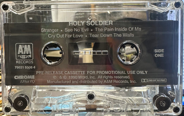Holy Soldier - Holy Soldier - Mint- Cassette 1990 A&M USA Promo Pre-Release Tape - Heavy Metal / Religious - Shuga Records