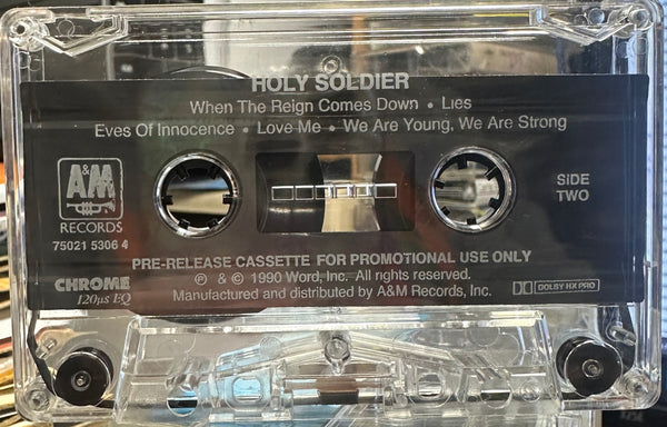 Holy Soldier - Holy Soldier - Mint- Cassette 1990 A&M USA Promo Pre-Release Tape - Heavy Metal / Religious - Shuga Records