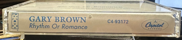 Gary Brown - Rhythm Or Romance - Mint- Cassette 1992 Capitol Manhattan USA Pre-Release Promo Tape - Soul / New Jack Swing - Shuga Records