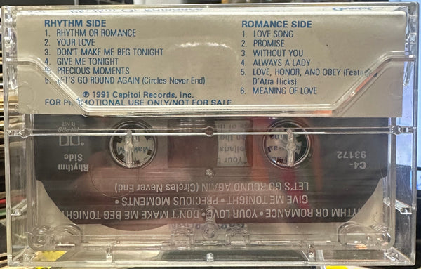 Gary Brown - Rhythm Or Romance - Mint- Cassette 1992 Capitol Manhattan USA Pre-Release Promo Tape - Soul / New Jack Swing - Shuga Records