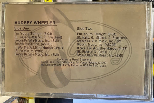 Audrey Wheeler - I'm Yours Tonight / If We Try A Little Harder - New Cassette EP 1991 Ear Candy Advance Promo - RnB / Soul / New Jack Swing - Shuga Records