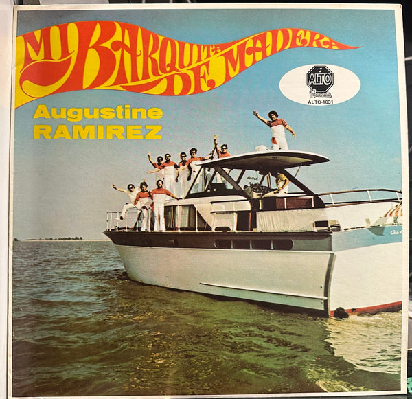 Augustine Ramirez - Mi Barquita De Madera - VG+ LP Record 1968 Alto USA Vinyl - Latin / Soul / Funk / Cumbia - Shuga Records