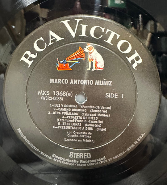 Marco Antonio Muñiz - Marco Antonio Muñiz - VG+ LP Record 1961 RCA Victor USA Original RARE Vinyl - Latin / Bolero - Shuga Records