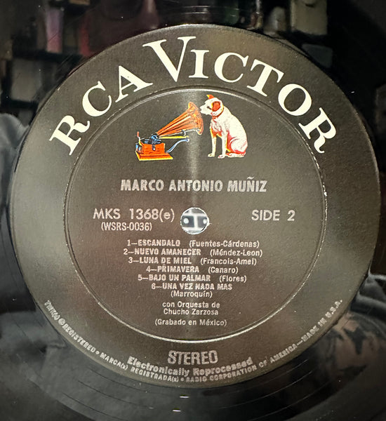 Marco Antonio Muñiz - Marco Antonio Muñiz - VG+ LP Record 1961 RCA Victor USA Original RARE Vinyl - Latin / Bolero - Shuga Records