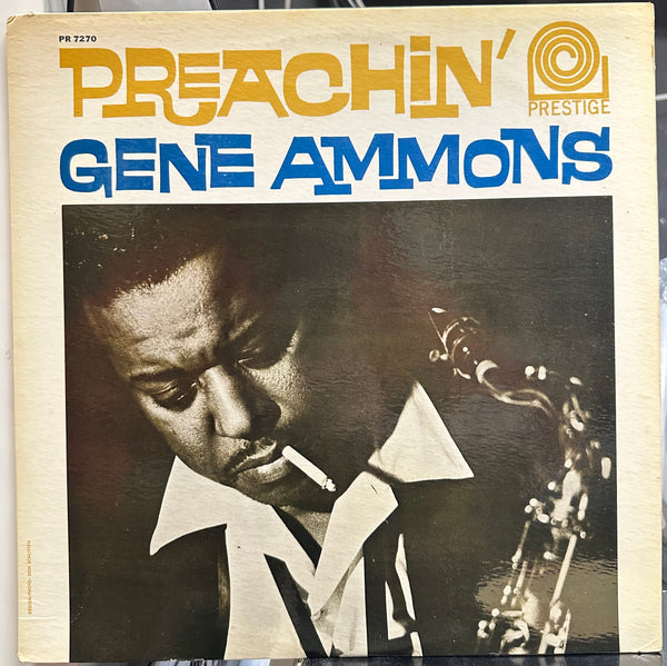 Gene Ammons - Preachin' - Near Mint- LP Record 1963 Prestige USA Original Press Vinyl Deep Groove Mono - Jazz / Bop / Soul-Jazz - Shuga Records