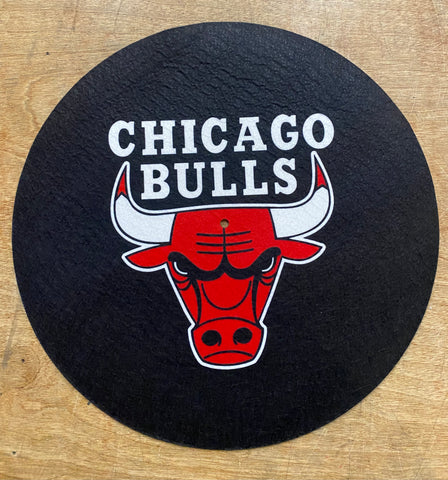 Chicago Bulls - Basketball - Vinyl Record Turntable Slip Mat Slipmat